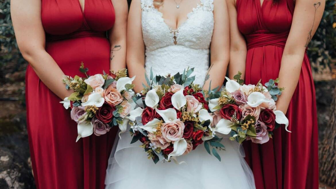 Artificial Flower Bridal Bouquets
