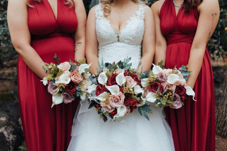 Artificial Flower Bridal Bouquets